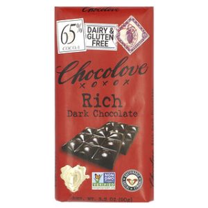 שוקולד מריר 65% קקאו Chocolove - 90 גרם
