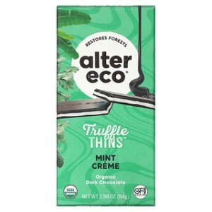 שוקולד מריר אורגני Alter Eco - טראפלס בטעם מנטה
