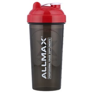 שייקר ALLMAX 700 מ"ל שחור-אדום - אטום דליפה