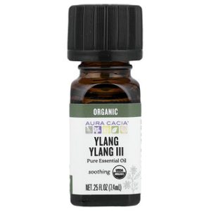 שמן אתרי אורגני ילאנג ילאנג III - Aura Cacia