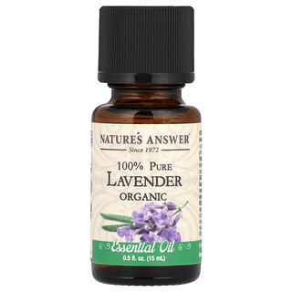 שמן אתרי לבנדר אורגני טהור - Nature's Answer 15ml
