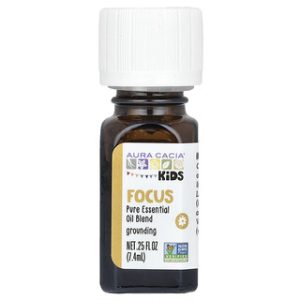 שמן אתרי לילדים - Aura Cacia Focus - 7.4 מ"ל
