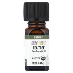 שמן עץ התה אורגני - Aura Cacia - 7.4 מ"ל