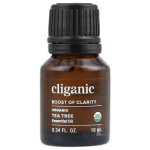 שמן עץ התה אורגני Cliganic - 10 מ"ל לבהירות העור