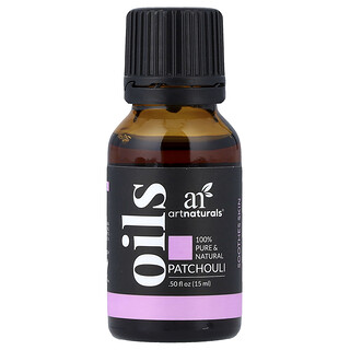 שמן פצ'ולי טהור artnaturals - 15 מ"ל - לעור ולשיער