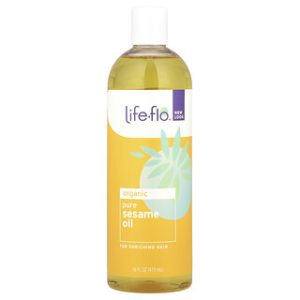 שמן שומשום אורגני Life-flo - 473 מ"ל - טהור