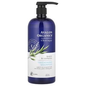 שמפו Avalon Organics לעיבוי שיער - ביוטין B-Complex