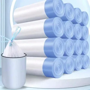 שקיות אשפה עבות עם שרוך 15 יח׳ - לבית ולמטבח