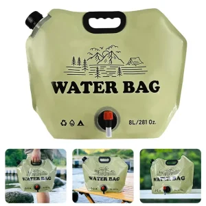 תיק מים מתקפל 8 ליטר - מימייה ניידת לקמפינג