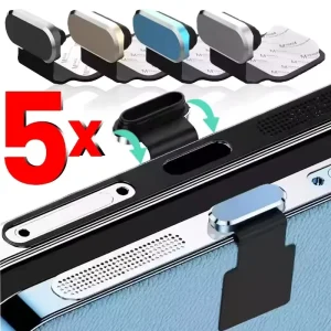 תקעי אבק USB-C למניעת אובדן - לאייפון, סמסונג, שיאומי