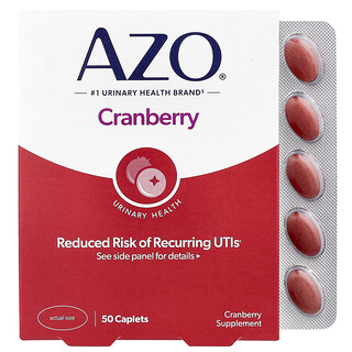 AZO Cranberry Urinary Health - 50 קפליות - בריאות בדרכי השתן