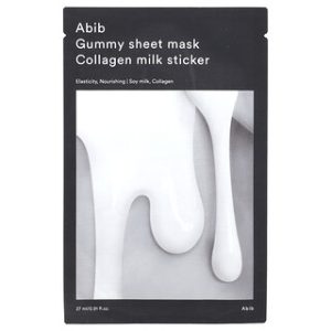 Abib Gummy Mask - Collagen Milk , מסכת פנים חד פעמית
