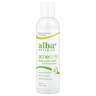 Alba Botanica Acnedote - תרחיץ ניקוי עמוק לפנים 177 מ"ל