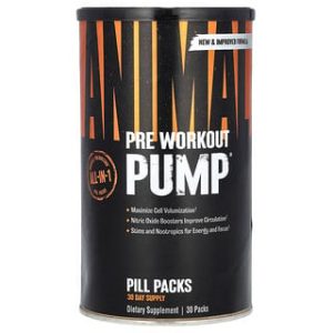 Animal Pre Workout Pump - חבילות טבליות 30 מנות