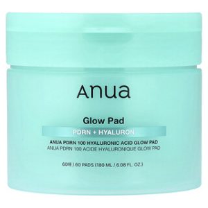 Anua PDRN Glow Pad - ספוגיות הבהרה עם חומצה היאלורונית