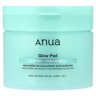Anua PDRN Glow Pad - ספוגיות הבהרה עם חומצה היאלורונית