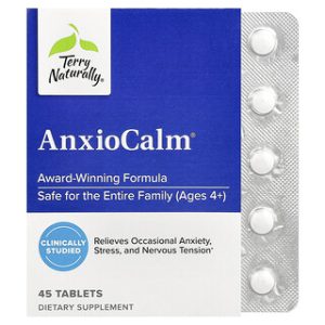 AnxioCalm® טבליות - להרגעה טבעית של Terry Naturally