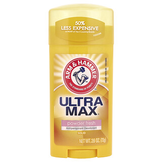 Arm & Hammer UltraMax - דאודורנט מוצק Powder Fresh 73 גרם