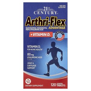 Arthri-Flex Advantage - תוסף תזונה למפרקים + D3 - 120 טבליות