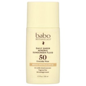Babo Botanicals - קרם הגנה מינרלי SPF 50 - ללא ריח