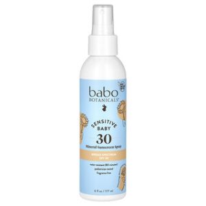 Babo Botanicals - תרסיס קרם הגנה מינרלי לתינוק SPF30