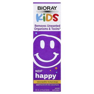 Bioray Kids NDF Happy אפרסק - להרגעה ורוגע לילדים 60 מ"ל