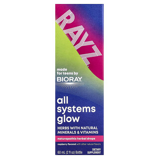 Bioray Rayz All Systems Glow- תוסף נוזלי לעור בריא לנערים