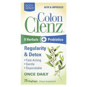 BodyGold Colon Clenz™ - תוסף תזונה לניקוי המעי הגס