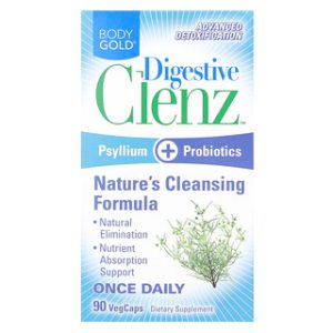 BodyGold Digestive Clenz - 90 כמוסות טבעיות לבריאות