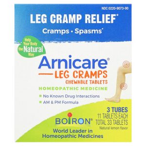 Boiron Arnicare - הקלה על התכווצויות רגליים בטעם לימון
