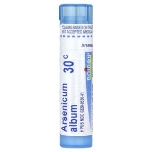 Boiron Arsenicum Album 30C - הקלה להרעלת מזון - 80 כדורים