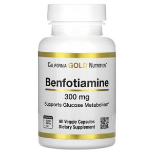 California Gold Benfotiamine 300 מ"ג - 90 כמוסות
