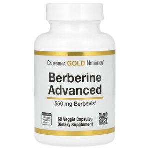 California Gold Berberine - תוסף ברברין מתקדם 550 מ"ג