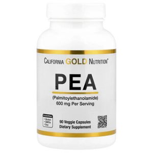 California Gold Nutrition PEA 300 מ"ג - 90 כמוסות טבעוניות