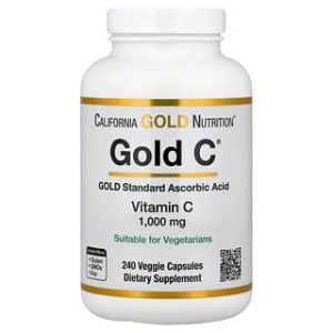 California Gold Nutrition ויטמין C 1000 מ"ג - 240 כמוסות