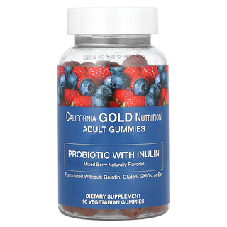 California Gold Nutrition פרוביוטיקה גומי - תמיסה לעיכול