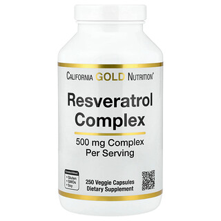 California Gold Resveratrol- תוסף רזברטרול מובחר