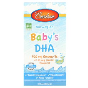 Carlson Babys DHA - אומגה 3 לתינוקות , 60 מ"ל