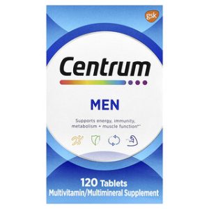 Centrum Men Multivitamin - 120 טבליות - תוסף תזונה לגברים