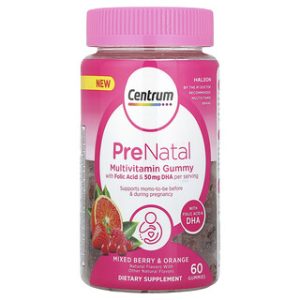 Centrum PreNatal גומי, ויטמינים לנשים בהריון - 60 יחידות