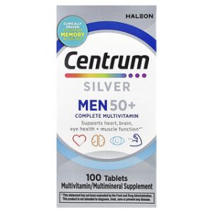 Centrum Silver Men 50+ - מולטי ויטמין לגברים - 100 טבליות