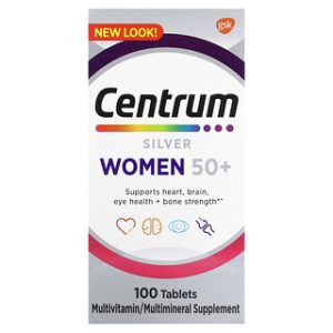 Centrum Silver Women 50+ - ויטמינים לנשים, 100 טבליות