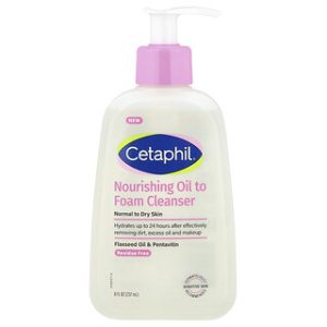Cetaphil - מנקה שמן מוקצף לעור יבש ורגיל