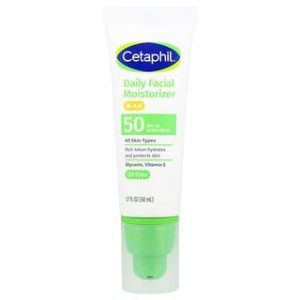 Cetaphil קרם לחות לפנים SPF 50 - ללא ריח - 50 מ"ל