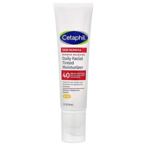 Cetaphil קרם לחות פנים צבעוני SPF 40 - להרגעה יומית