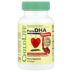 ChildLife Essentials Pure DHA - כדורי ג'ל לבריאות המוח