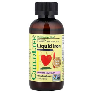 ChildLife Liquid Iron - תוסף ברזל לילדים בטעם פירות יער