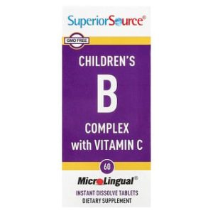 Childrens B Complex + C - טבליות מסיסות לילדים - Superior