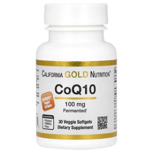 CoQ10 California Gold - 100 מ"ג , 30 כמוסות רכות צמחיות