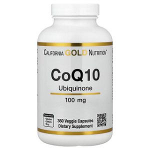 CoQ10 California Gold 100 מ"ג - 360 כמוסות - בריאות הלב